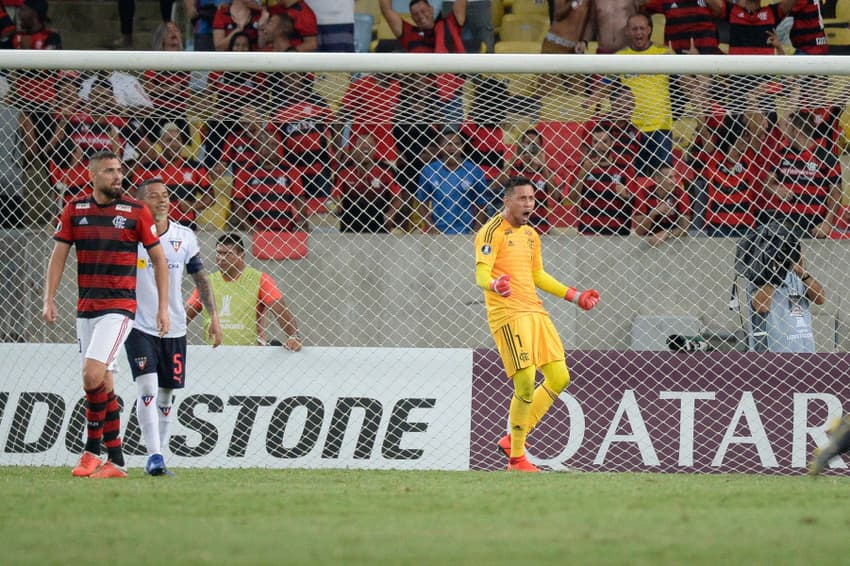 Flamengo x LDU Diego Alves