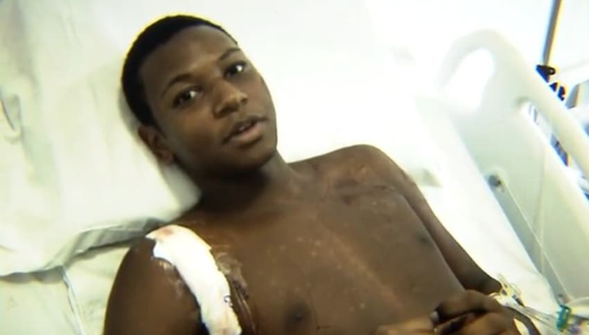 Shamell faz visita surpresa para estudante atacado em escola de Suzano