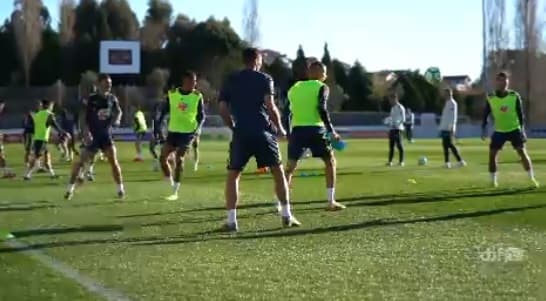 Treino tático da Seleção Brasileira