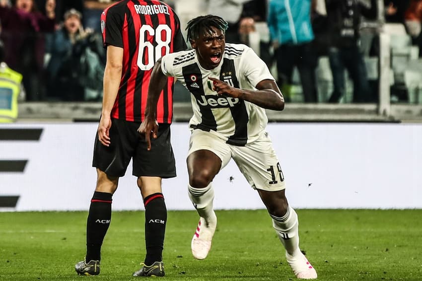 Juventus x Milan - Kean