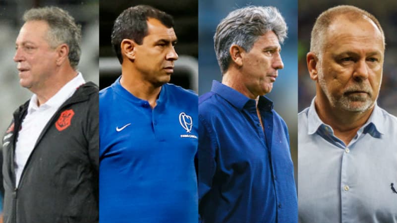 técnicos que vão iniciar a disputa do Brasileirão