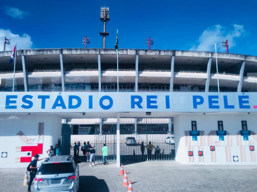 Estádio Rei Pelé - CSA  x Santos