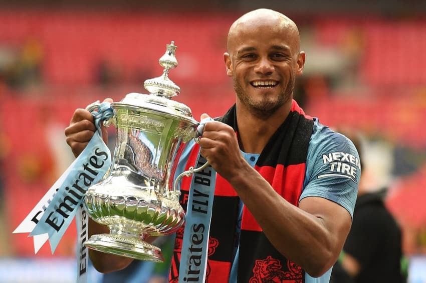 Vincent Kompany durante sua passagem cmo jogador do Manchester City (Foto: AFP)