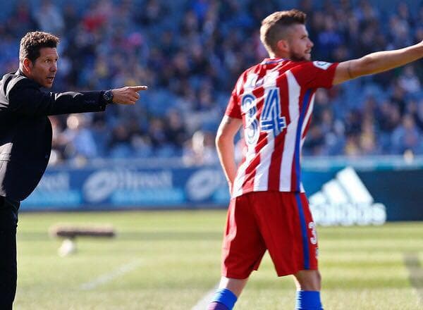 Caio Henrique e Simeone - Atlético de Madrid