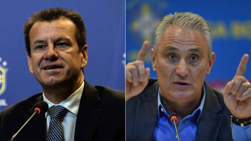 Montagem - Dunga e Tite