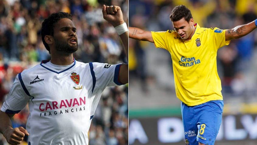 Montagem Willian José Zaragoza e Las Palmas.