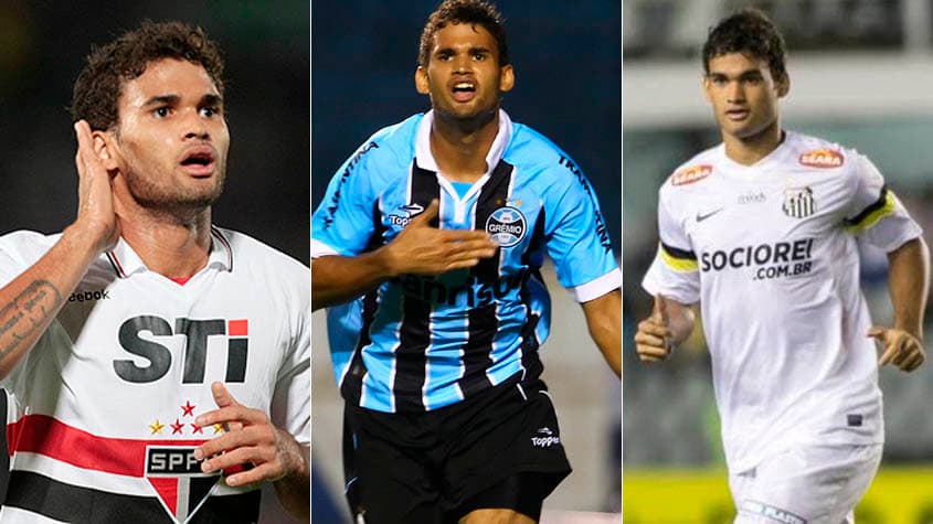 Montagem Willian São Paulo, Grêmio e Santos