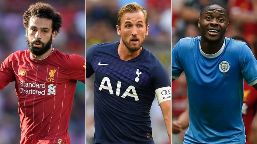 Montagem - Salah, Kane e Sterling