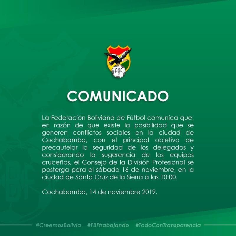 Comunicado - FBF