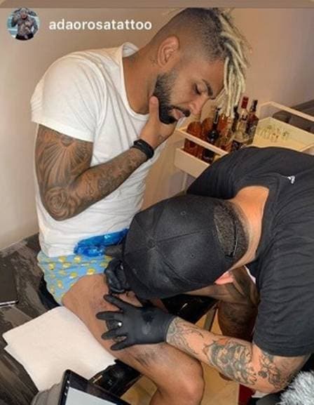 Gabigol tatuagem