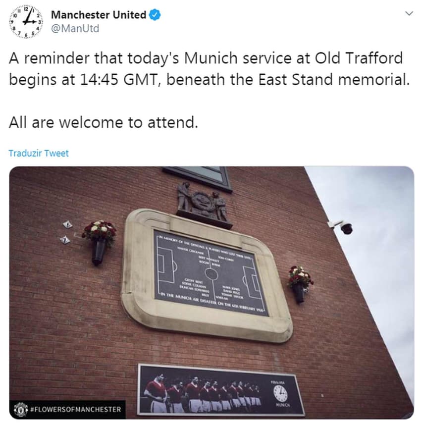 Homenagem - Manchester United