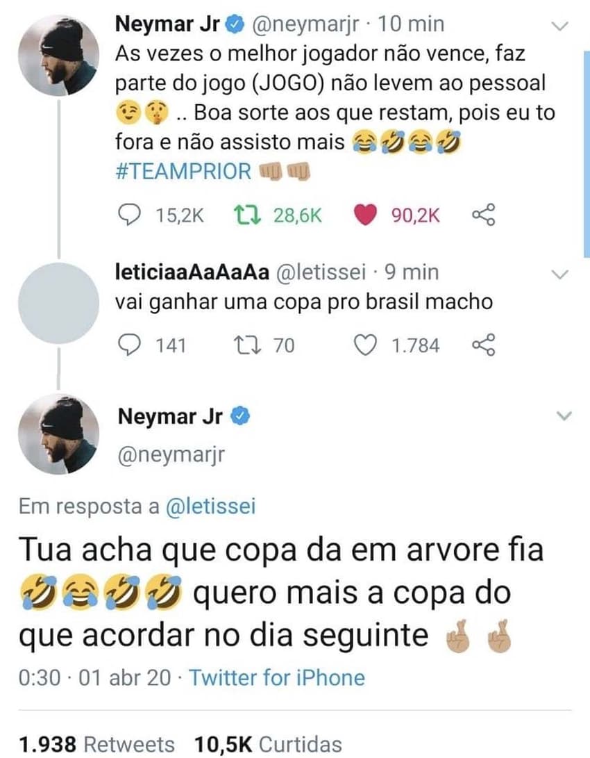 Twitter Neymar