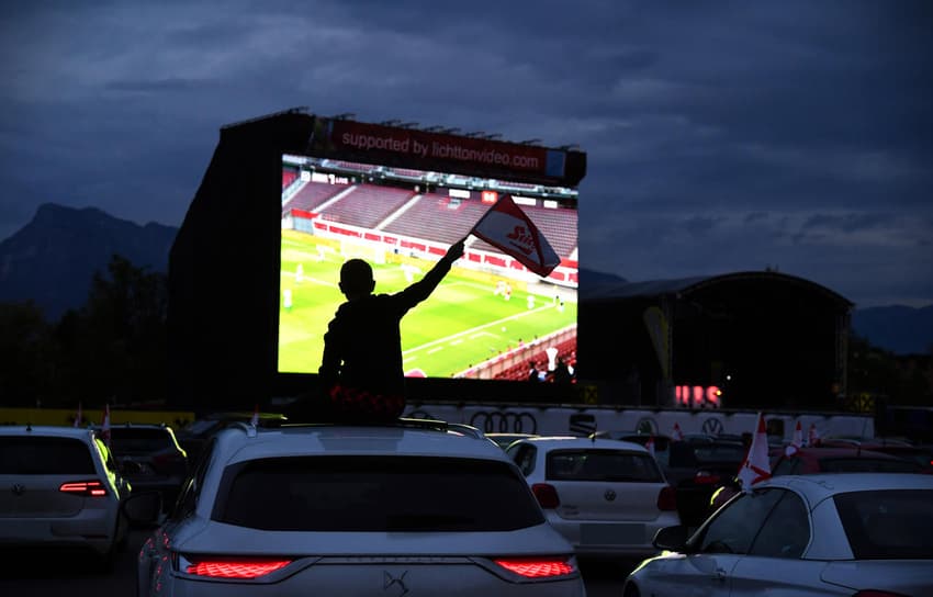 Drive-in na Áustria para a final da Copa