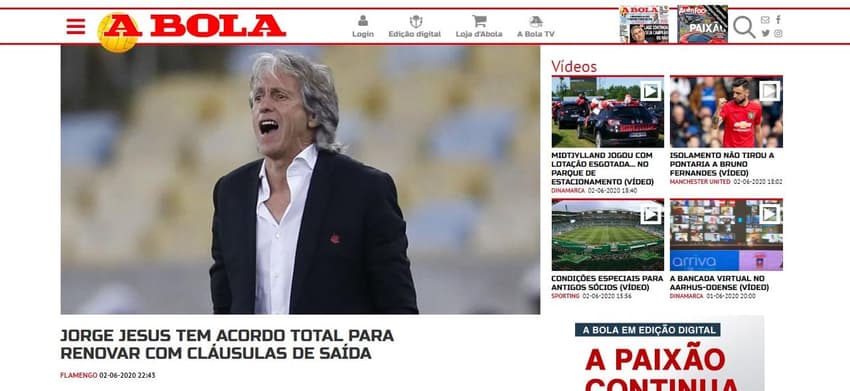 Jorge Jesus - A Bola