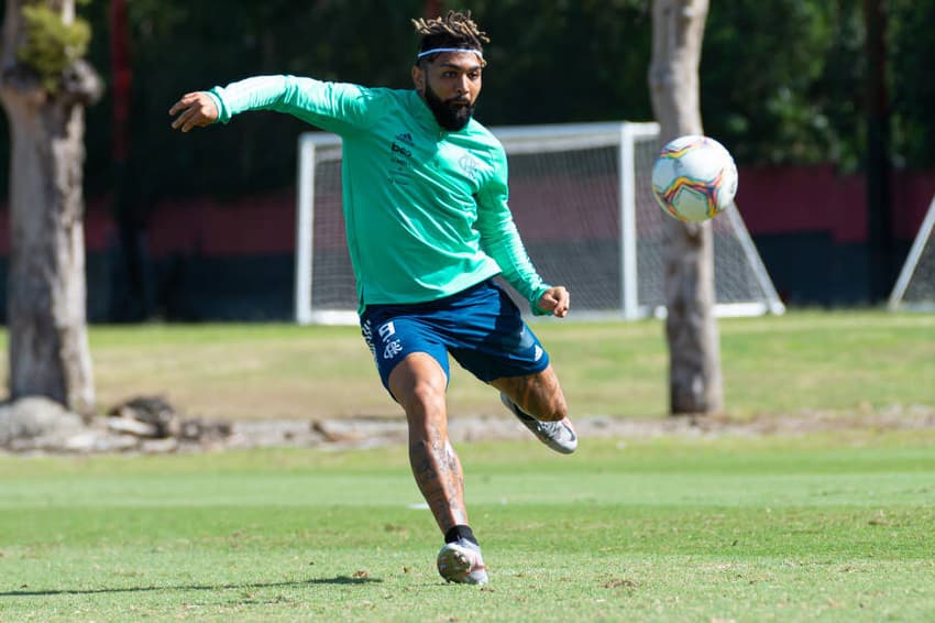 Gabigol - treino do Flamengo