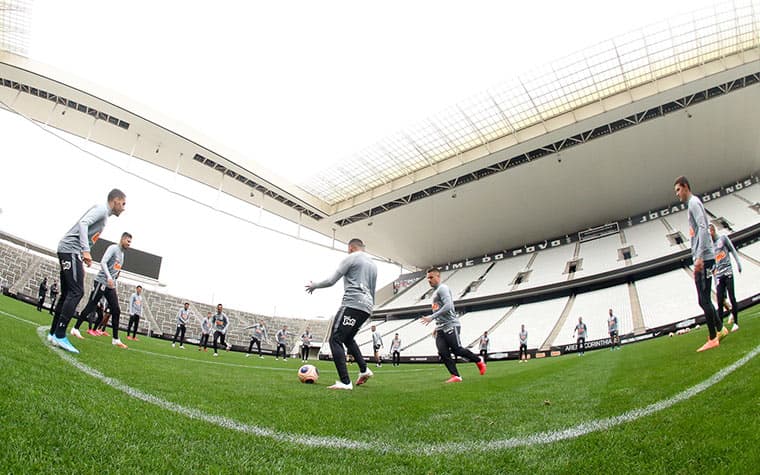 Treino Corinthians - Elenco