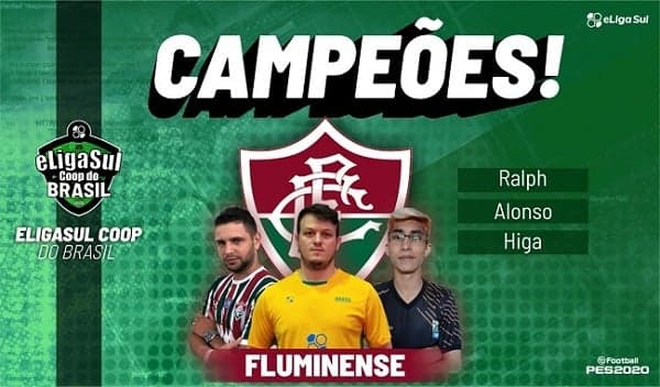 Trio que representou o Fluminense ficou com o título