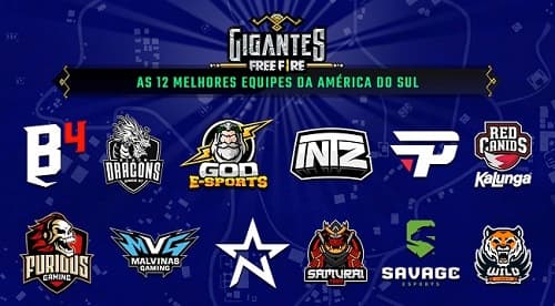 As 12 melhores equipes da América do Sul que irão participar do torneio