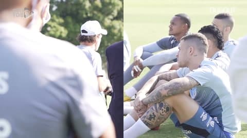 Cuca comanda treino no Santos
