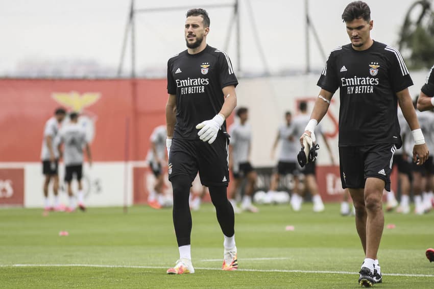 Helton Leite - Benfica - Treino