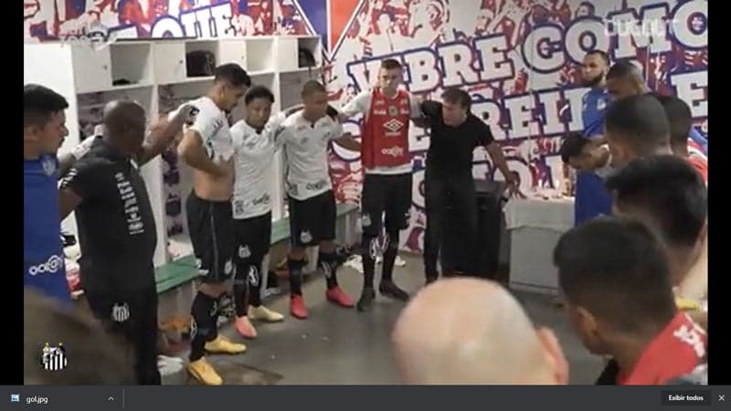 Bastidores Ceará x Santos
