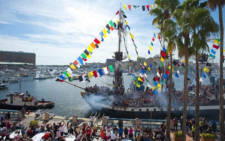 Gasparilla - Festa no litoral dos Estados Unidos