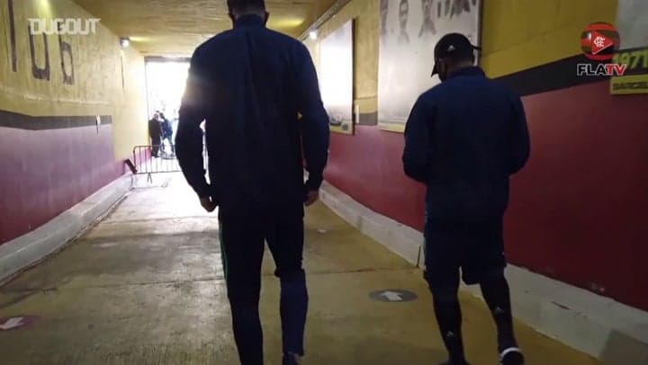 Bastidores da vitória do Flamengo