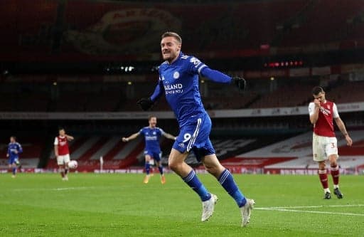 Vardy - Leicester x Arsenal
