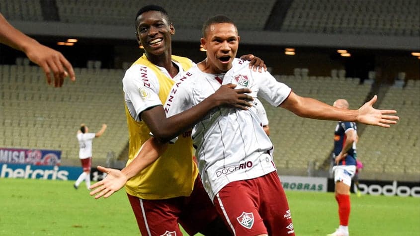 Comemoração Wellington Silva - Fortaleza x Fluminense