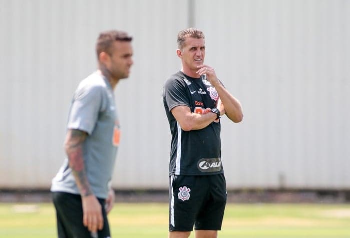 Luan e Mancini - Treino Corinthians