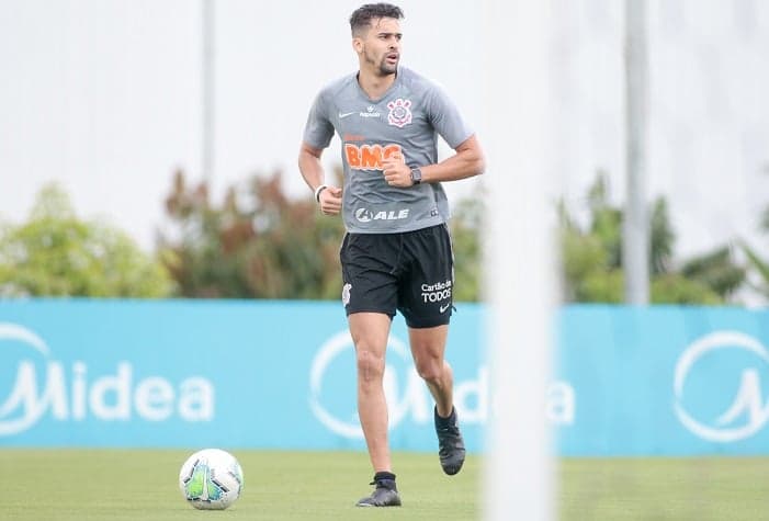 Léo Santos - Treino Corinthians