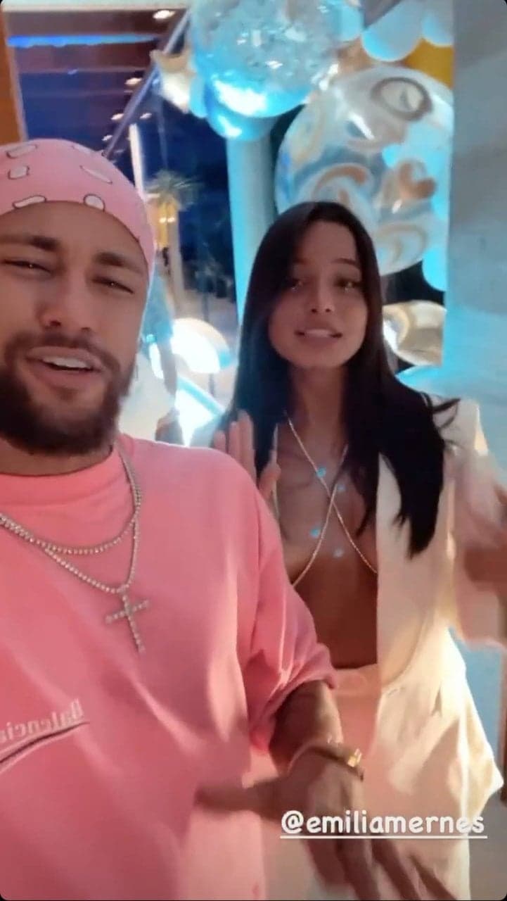 Neymar e Emilia