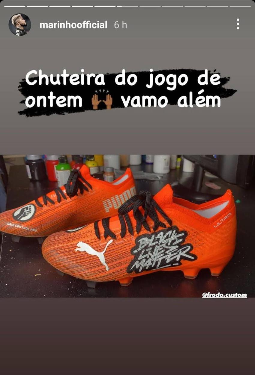 chuteira do Marinho