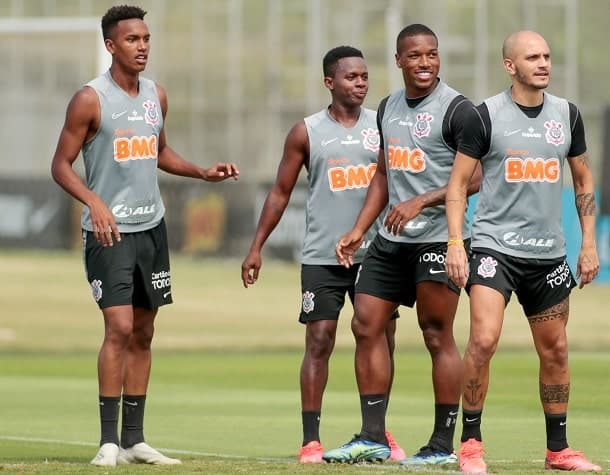 Cauê - Treino Corinthians