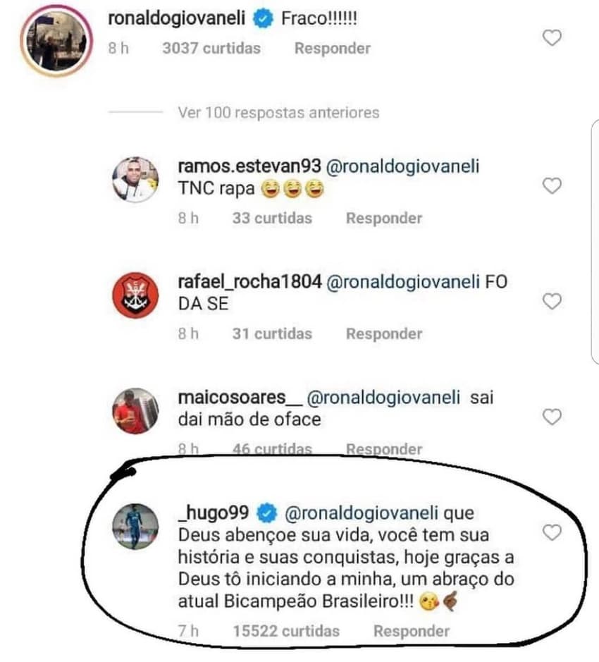 Hugo Souza e Ronaldo Giovaneli