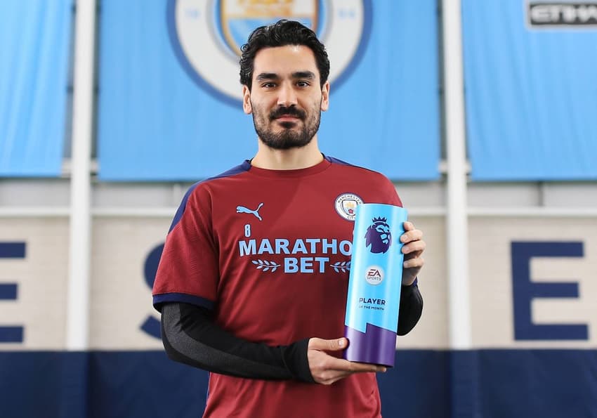 Ilkay Gündogan - Manchester City - Melhor jogador do mês de fevereiro da Premier League