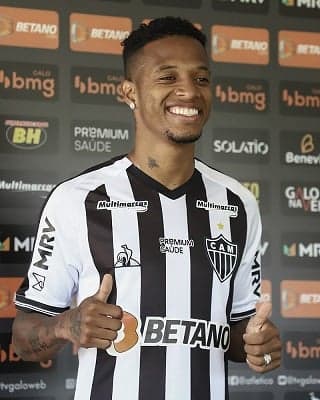 Tchê Tchê é o quarto reforço do Galo para a temporada 2021 e fica até o fim do ano