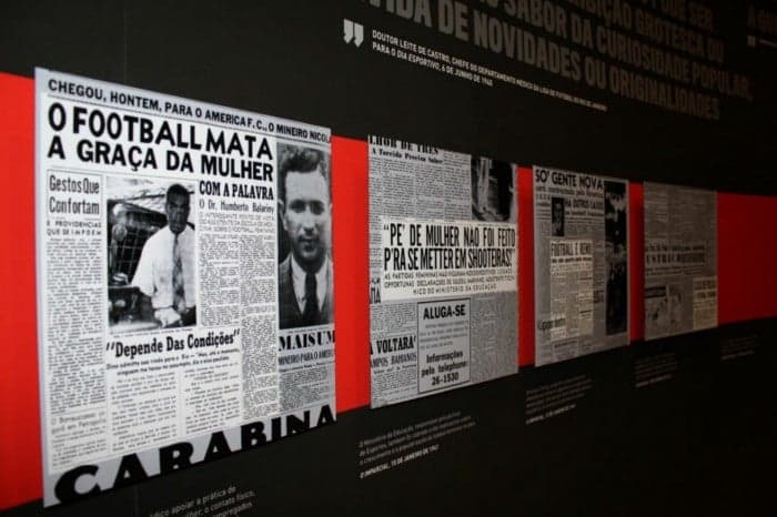 Exposição CONTRA-ATAQUE! As Mulheres do Futebol - Museu do Futebol