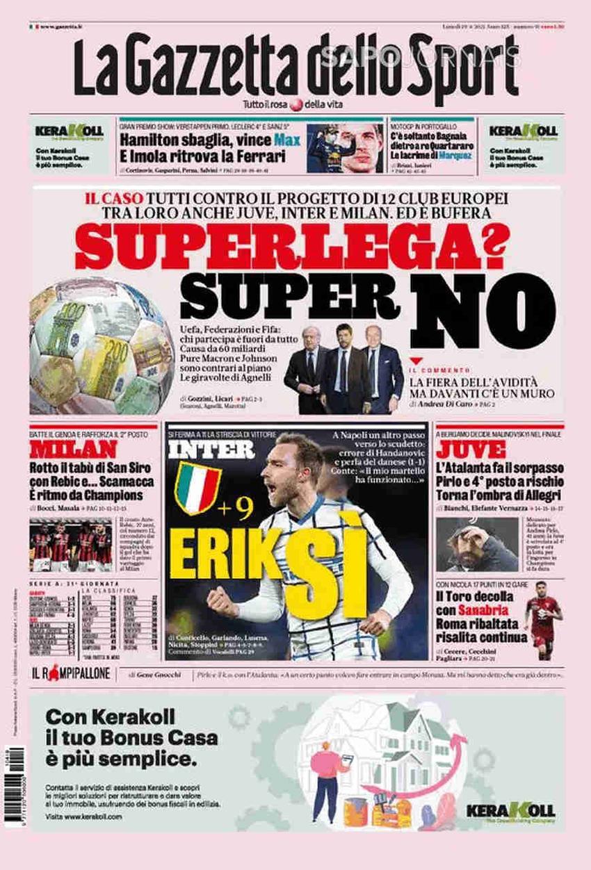 La Gazzetta dello Sport - 19/04