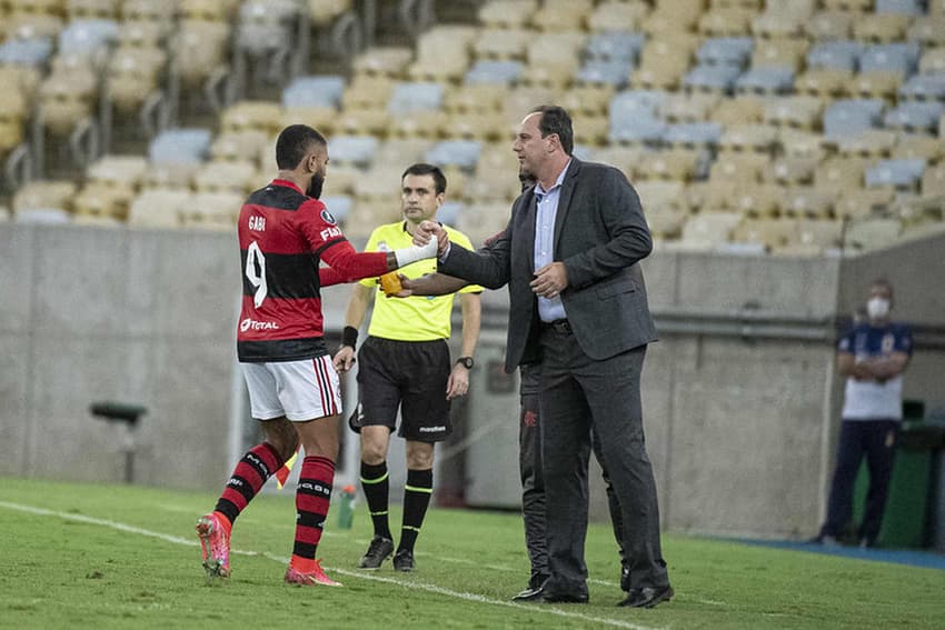 Flamengo x La Calera - Rogério Ceni e Gabigol