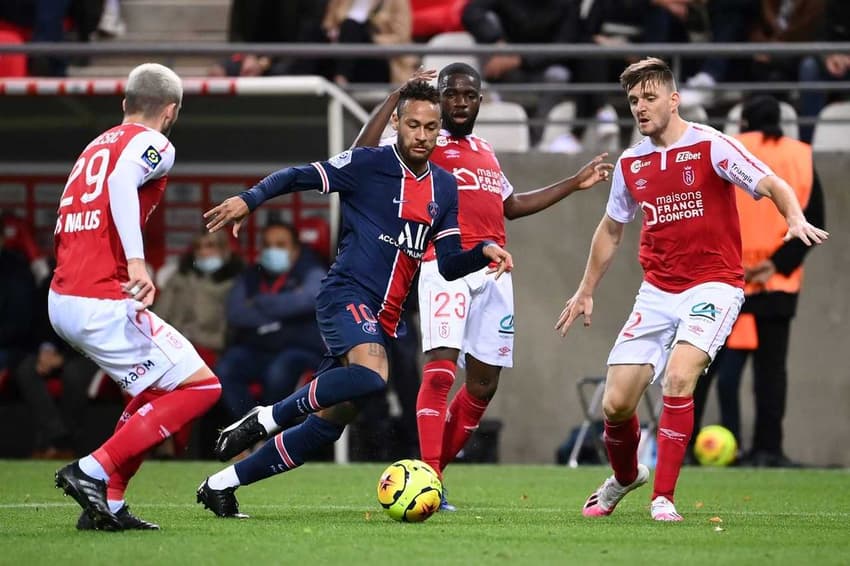 Reims x PSG - Neymar