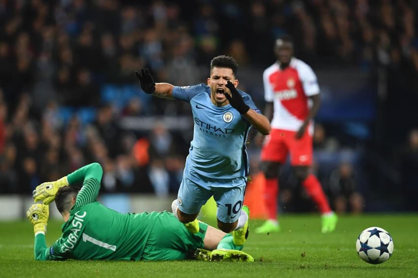 Manchester City x Monaco - Champions League 2016/17 - Agüero