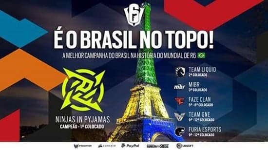 ARTE: Rainbow Six Esports Brasil