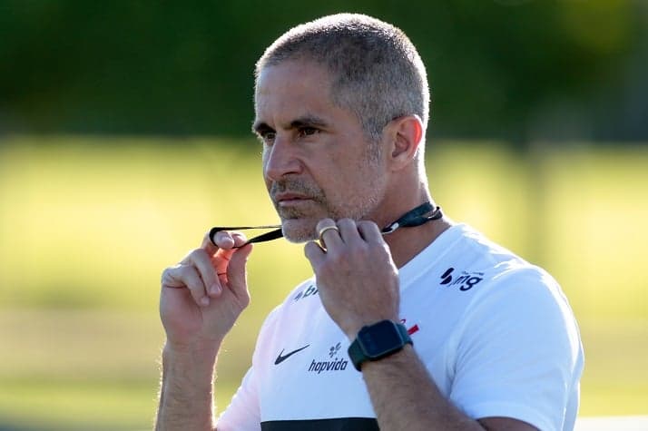 Sylvinho - Treino Corinthians