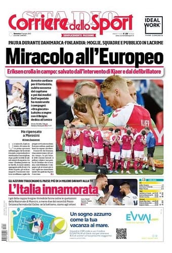 Jornal Corriere - Eriksen