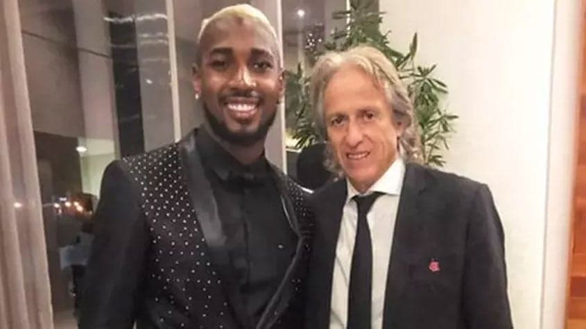 Gerson e Jorge Jesus