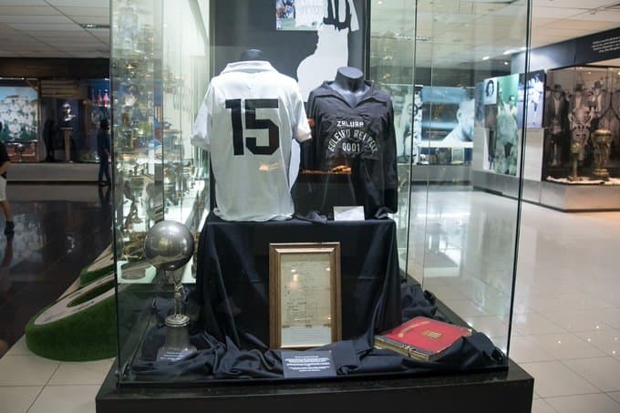 Memorial das Conquistas - primeiro gol de Pelé