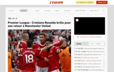 L'Equipe - Cristiano Ronaldo