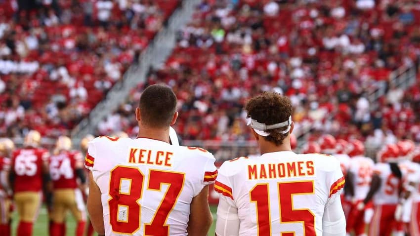 patrick mahomes travis kelce kansas city chiefs