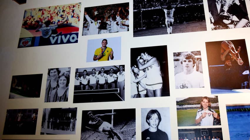 Nino - sala de troféus do Fluminense